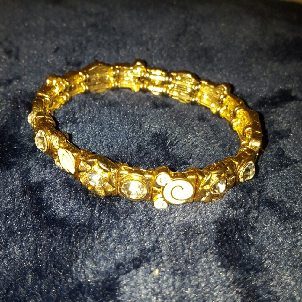 White and Gold Mickey Mouse Bracelet